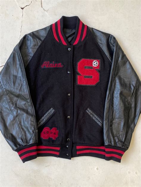 Vintage Letterman Varsity Jacket 2004, Men's Fashion, Coats, Jackets and Outerwear on Carousell