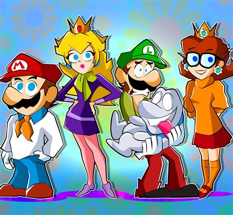 Scooby Doo As Super Mario Crossover by maxamizerblake on DeviantArt