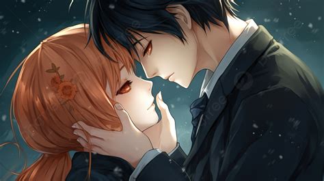 Share 81+ anime couple kiss wallpaper - in.cdgdbentre