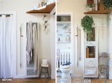 Tiny House Closet Nursery - The Heater Cover — The Tiny Canal Cottage