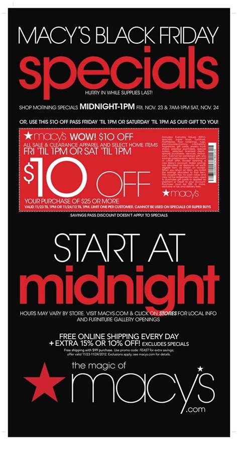 Macy's Black Friday Coupon 2012 - Find 2012 Black Friday Ads at Black ...