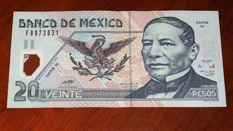 Billete 20 pesos - El Heraldo de México