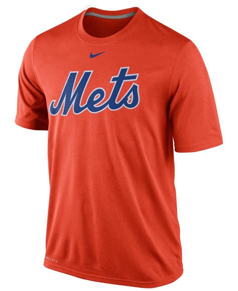 Nike Men's New York Mets Legend Wordmark T-shirt in Orange for Men - Lyst