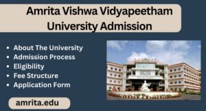 Amrita Vishwa Vidyapeetham Admission 2024 Exam Dates Application Form ...