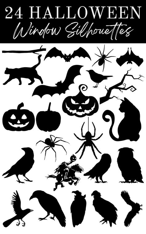 DIY Halloween Window Silhouettes — Capturing Wonderland