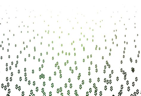 Light Green vector background with Dollar. 12236563 Vector Art at Vecteezy