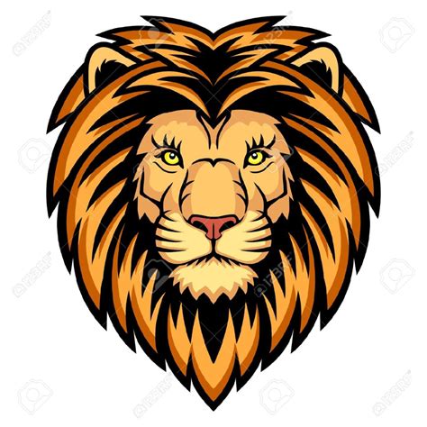 lion face clipart - Google Search | Lion head logo, Lion illustration ...