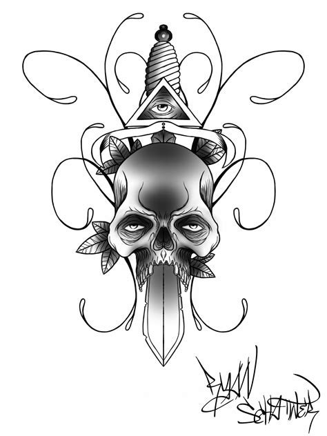 Snake Skull Drawing at GetDrawings | Free download
