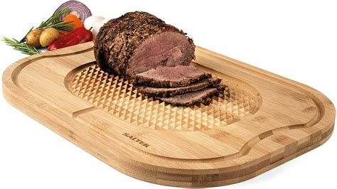 Wooden Bamboo 40cm x 30cm Meat Carving Chopping Board