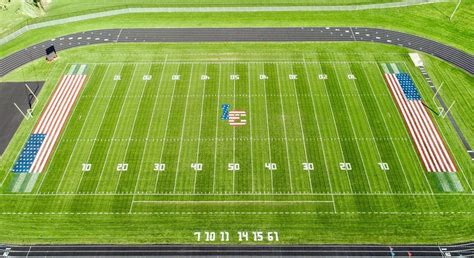 Football Field End Zone Design