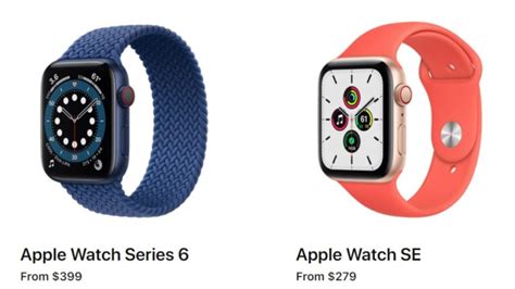 Apple Watch SE Vs Series 6 Specs Comparison: What's The Difference?