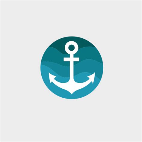 Free Vector Blue Anchor | FreeVectors