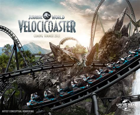 Jurassic World VelociCoaster Opens June 10 Jurassic World VelociCoaster