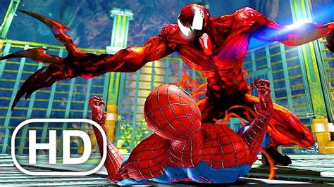 SPIDER-MAN Vs CARNAGE Fight Scene Cinematic 4K ULTRA HD - The Amazing ...