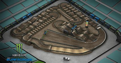 2020 Anaheim 1 Animated Track Map - Supercross - Racer X