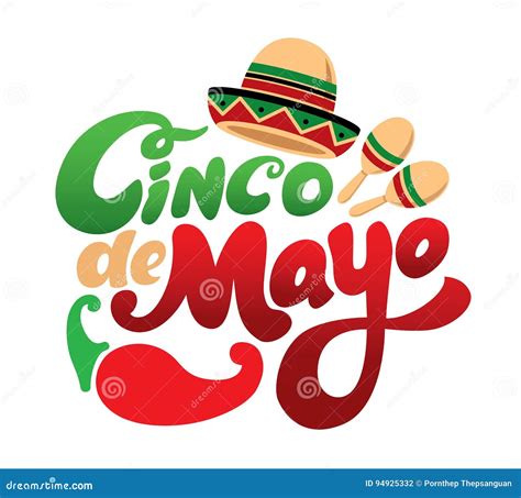 Cinco de mayo symbol. stock vector. Illustration of pepper - 94925332