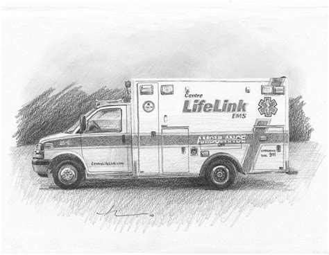 Ambulance Drawing at PaintingValley.com | Explore collection of ...