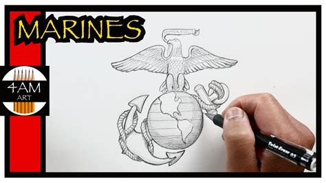 How To Draw The Marines Logo? Update New - Bmxracingthailand.com