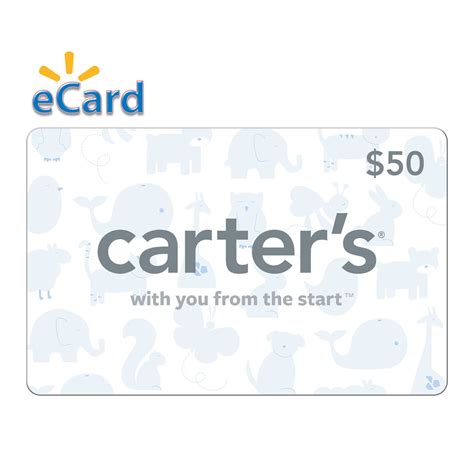 Carter’s $50 Gift Card (Email Delivery) - Walmart.com - Walmart.com