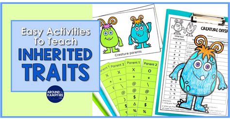 10 Easy Inherited Traits Activities for 3rd Grade - Around the Kampfire