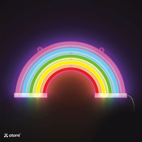 Rainbow Neon Light - atomi