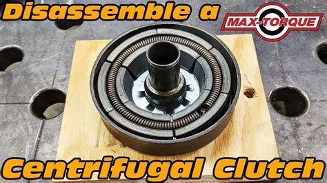 How To Take Apart A Go Kart / Mini Bike Centrifugal Clutch - YouTube