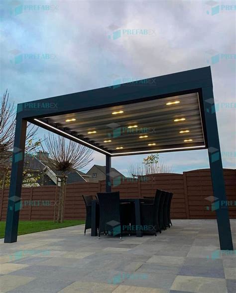 Motorized pergolas | Smart | Outdoor living space | Motorized louvered ...