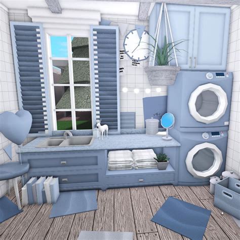 𝘢𝘲𝘶𝘴𝘪𝘭𝘢 on Instagram: “─ ─ Laundry room ♡ ─ ─ #roblox #bloxburg # ...