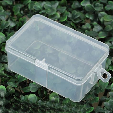 Home Storage R555 Rectangular Small Box Plastic Box Clear Plastic ...