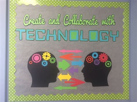 A Techy Teacher with a Cricut: Computer Lab Bulletin Board: create and ...