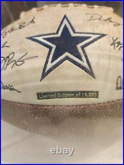 DALLAS COWBOYS Football 1 OF 10,000 LIMITED EDITION AUTO SIGNED With CASE VINTAGE » Dallas ...