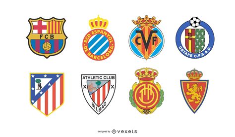 Spanish Football Team Logos Vector Download