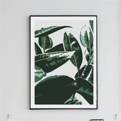 Banana Leaf Print - Etsy