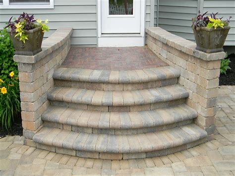 Paver Patio Steps Ideas