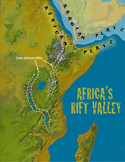 Great Rift Valley Map Africa - United States Map