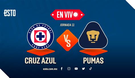 Cruz Azul vs Pumas EN VIVO jornada 11 del Clausura 2023, Liga MX | ESTO ...