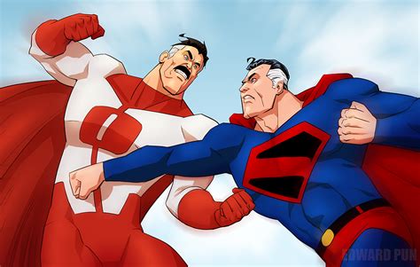 Omni-Man vs Superman by pungang on DeviantArt