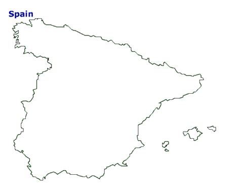 Map of Spain. | - CountryReports