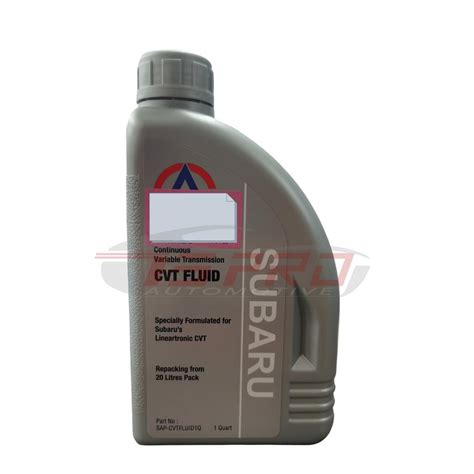 Subaru Genuine CVT Auto Transmission Fluid 1L - Subaru XV GP7 GT7 ...