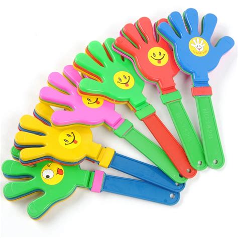 30pcs Plastic Smiler Hand Clappers Kids Birthday Toys Party Sound Makers Toy Gift HG6925X30-in ...