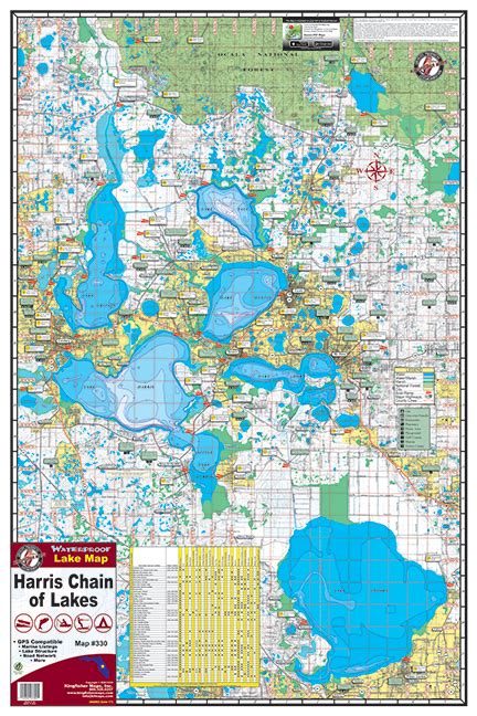 Harris Chain of Lakes #330 – Kingfisher Maps, Inc.