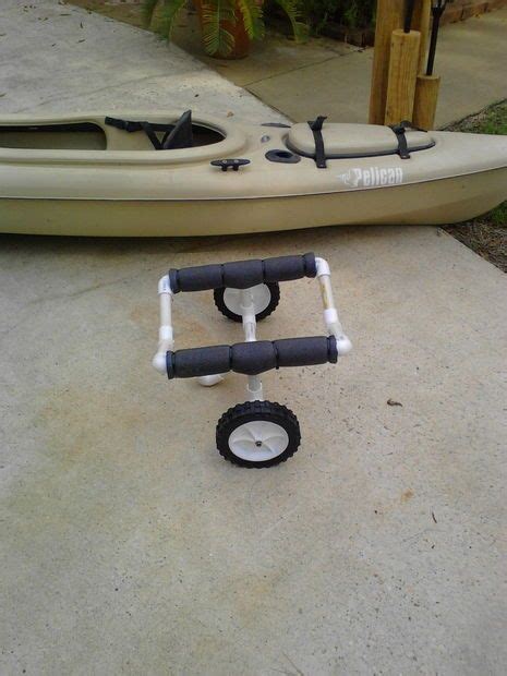 PVC Kayak Cart | Kayak cart, Kayak accessories, Kayak fishing diy