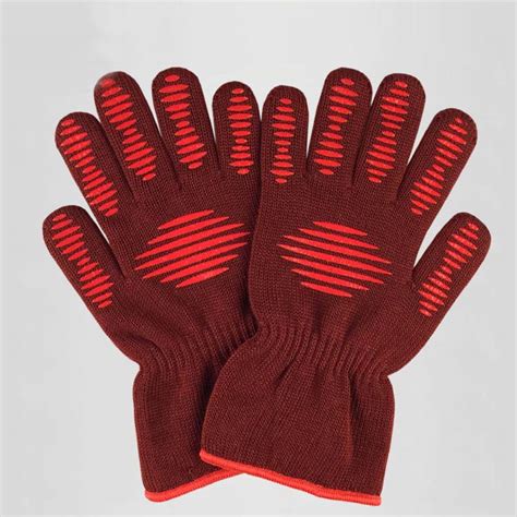 BBQ Cooking Gloves Extreme Heat Resistant Kevlar Gloves Can Withstand ...