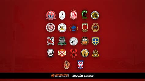 National League North 2020/21 lineup - Official Website of the Harriers ...