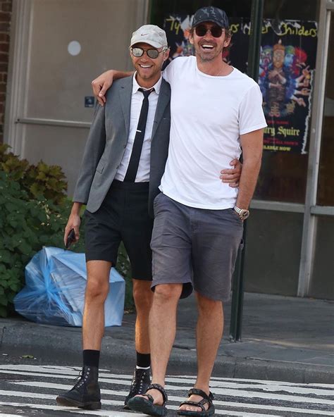 Lee Pace (@leeepfrog) is all smiles while strolling to dinner with boyfriend Matthew Foley. More ...