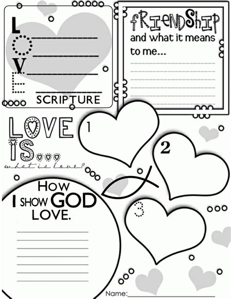 'God is Love' Coloring Pages | Free Printable