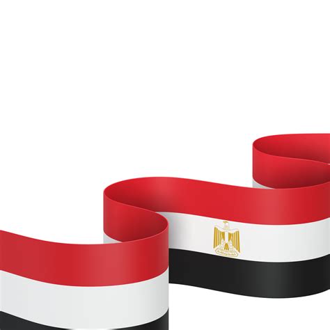 Egypt flag design national independence day banner element transparent background png 11346654 PNG