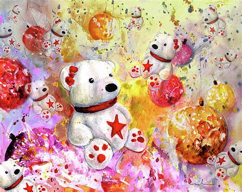 Beary Paintings - Pixels