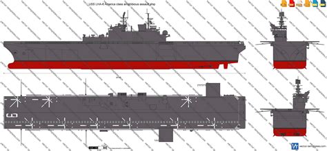 Templates - Ships - Carriers (US) - USS LHA-6 America class amphibious ...