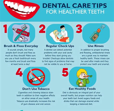 5 Dental Care Tips for Healthier Teeth. | Dental care, Healthy teeth, Dental services